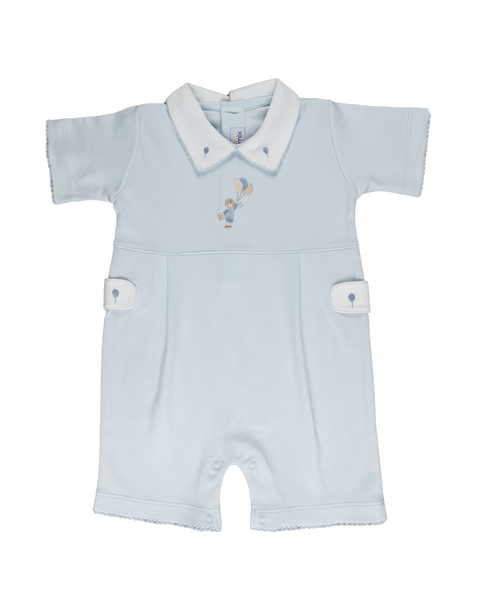 Baby Boy Fly Balloon Pima Romper