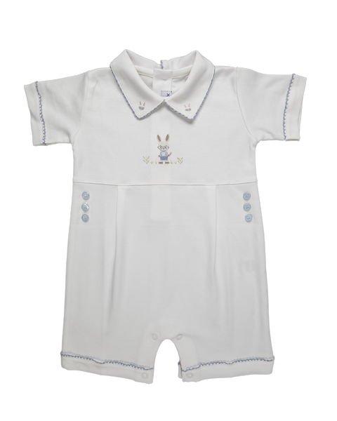 Baby Bunny Glasses Pima Romper