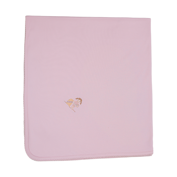 Baby Beach Girl Pima Blanket