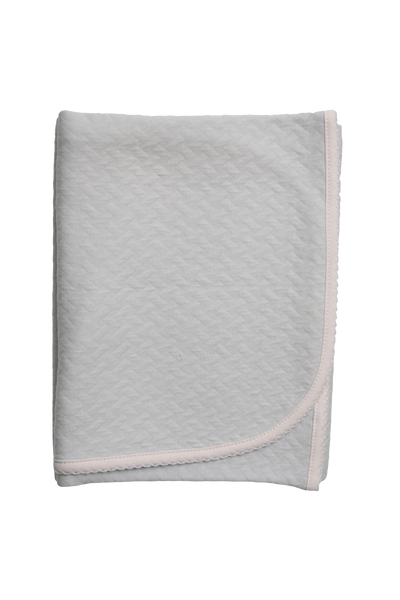 Baby Plain Blue Canastra Pima Blanket