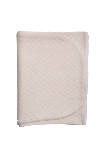 Baby Plain White Canastra Pima Blanket