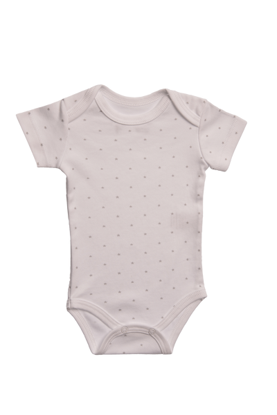 Baby Star Print Short Sleeve Basic Pima Body