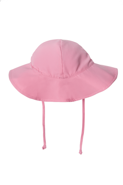 Pink Basic Round Sun Protection Hat